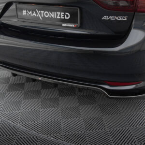Maxton Design Задний сплиттер (с вертикальными планками) Toyota Avensis Sedan Mk3 Facelift