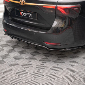 Maxton Design Задний сплиттер (с вертикальными планками) Toyota Avensis Wagon Mk3 Facelift