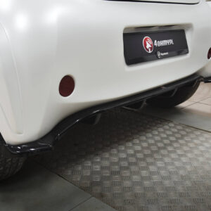 Maxton Design Задний сплиттер (с вертикальными планками) Toyota IQ