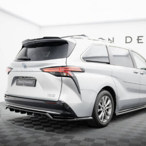 Maxton Design Задний сплиттер (с вертикальными планками) Toyota Sienna Mk4