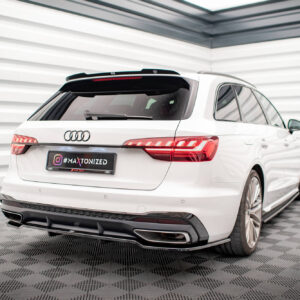 Maxton Design Задний сплиттер (с вертикальными планками) V.1 Audi A4 S-Line B9 Facelift