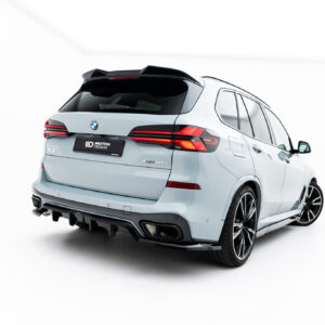 Maxton Design Задний сплиттер (с вертикальными планками) V.1 BMW X5 M-Pack G05 Facelift