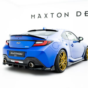 Maxton Design Задний сплиттер (с вертикальными планками) V.1 + закрылки Subaru BRZ Mk2