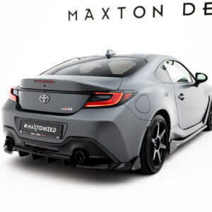 Maxton Design Задний сплиттер (с вертикальными планками) V.1 + закрылки Toyota GR86 Mk1