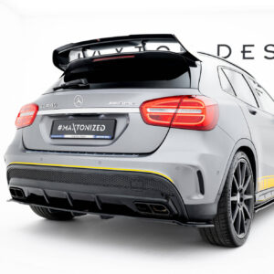 Maxton Design Задний сплиттер (с вертикальными планками) V.1 Mercedes-Benz GLA 45 AMG