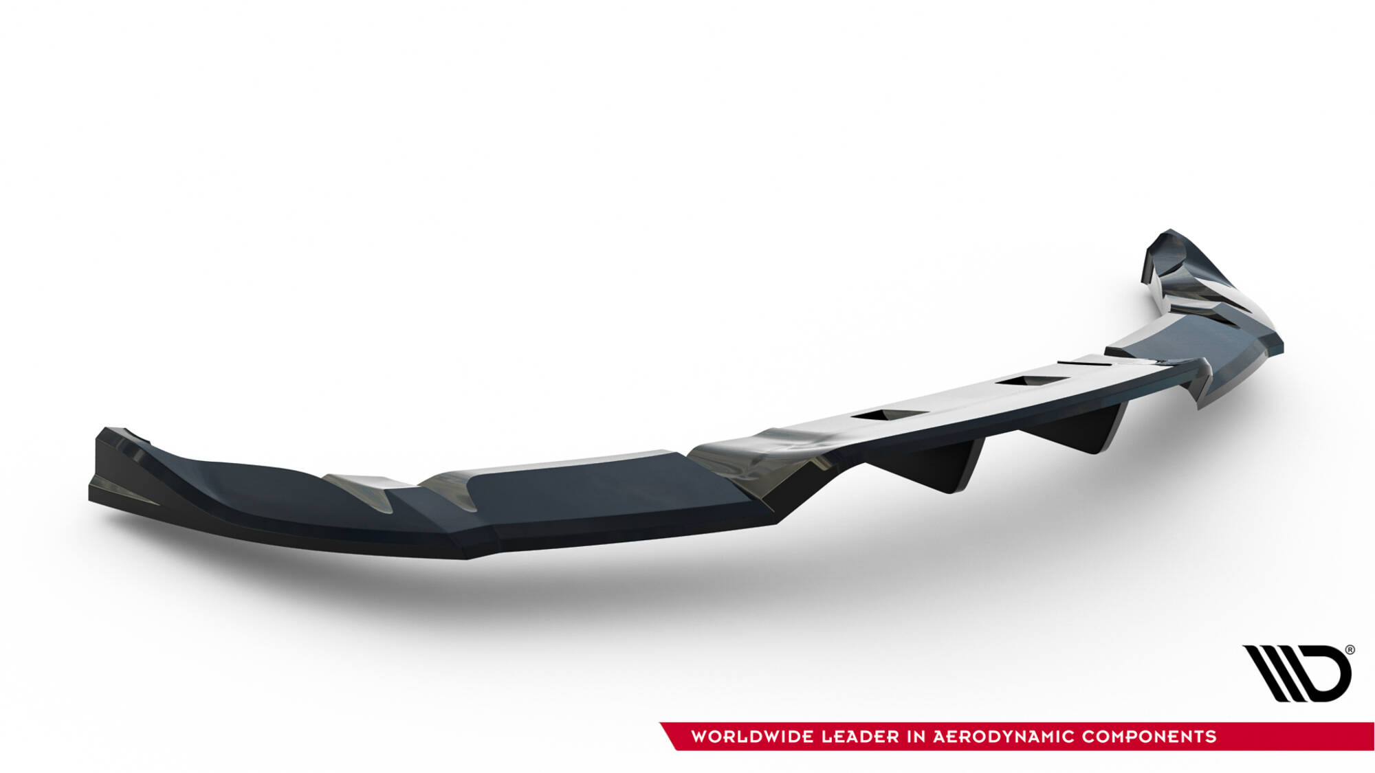 Maxton Design Задний сплиттер (с вертикальными планками) V.1 Tesla Model 3 Performance Mk1 Facelift — изображение 4