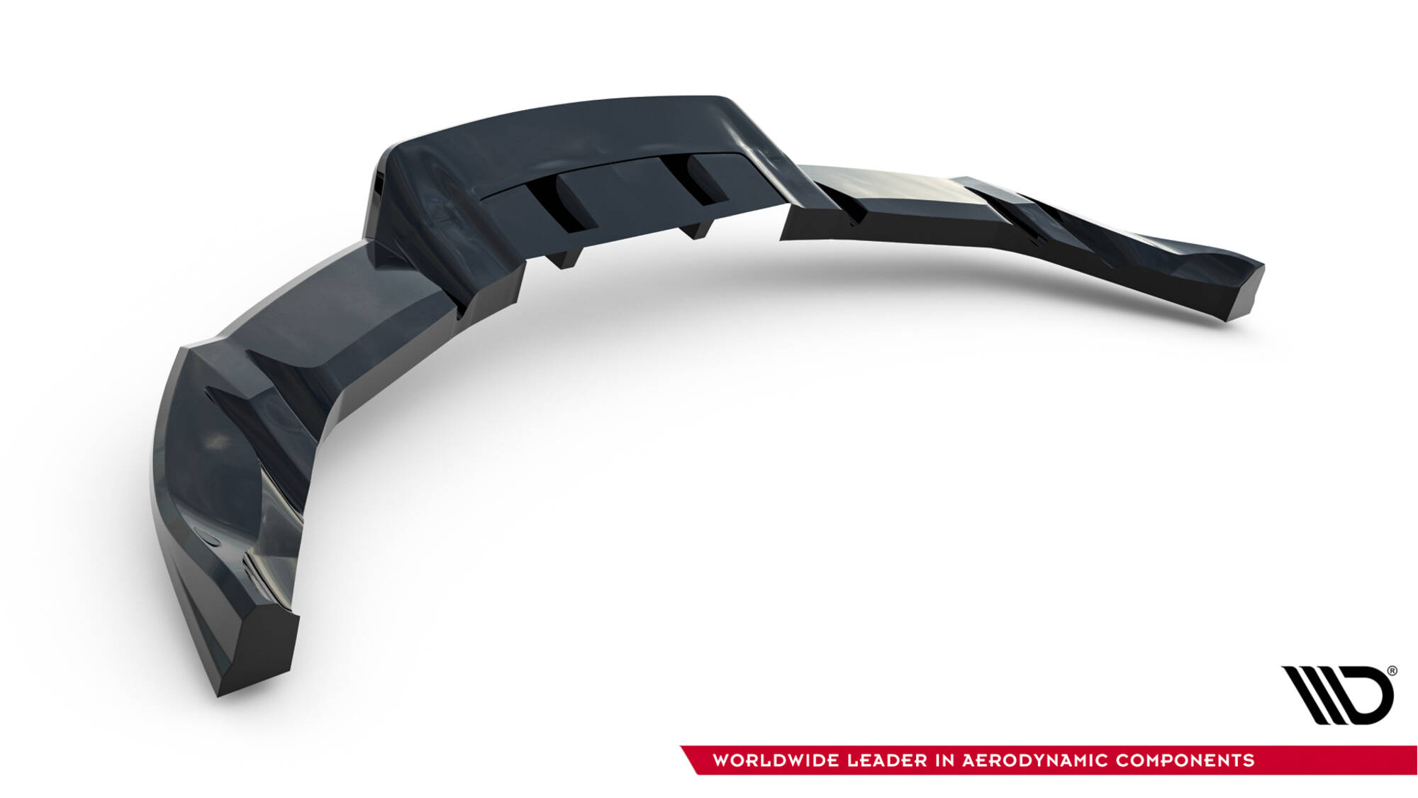 Maxton Design Задний сплиттер (с вертикальными планками) V.1 Tesla Model 3 Performance Mk1 Facelift — изображение 5