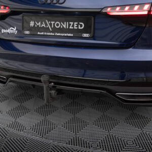 Maxton Design Задний сплиттер (с вертикальными планками) V.2 Audi A4 S-Line B9 Facelift