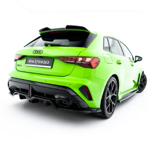 Maxton Design Задний сплиттер (с вертикальными планками) V.2 Audi RS3 Sportback 8Y Facelift