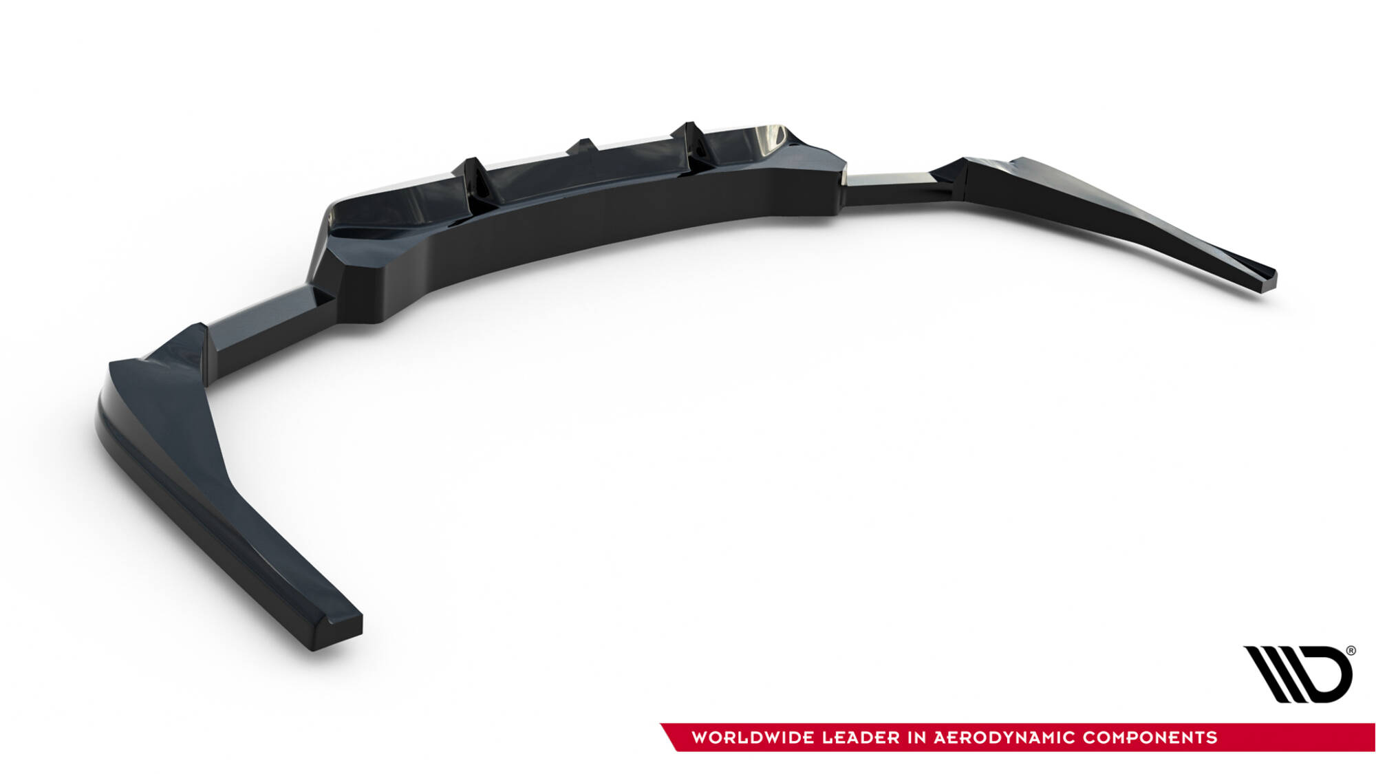 Maxton Design Задний сплиттер (с вертикальными планками) V.2 BMW X4 M-Pack G02 Facelift — изображение 6