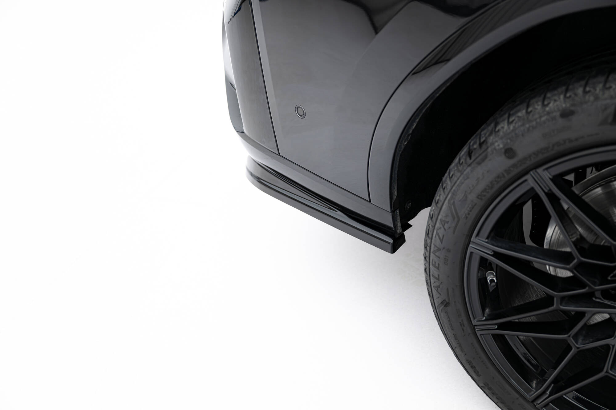 Maxton Design Задний сплиттер (с вертикальными планками) V.2 BMW X4 M-Pack G02 Facelift — изображение 4