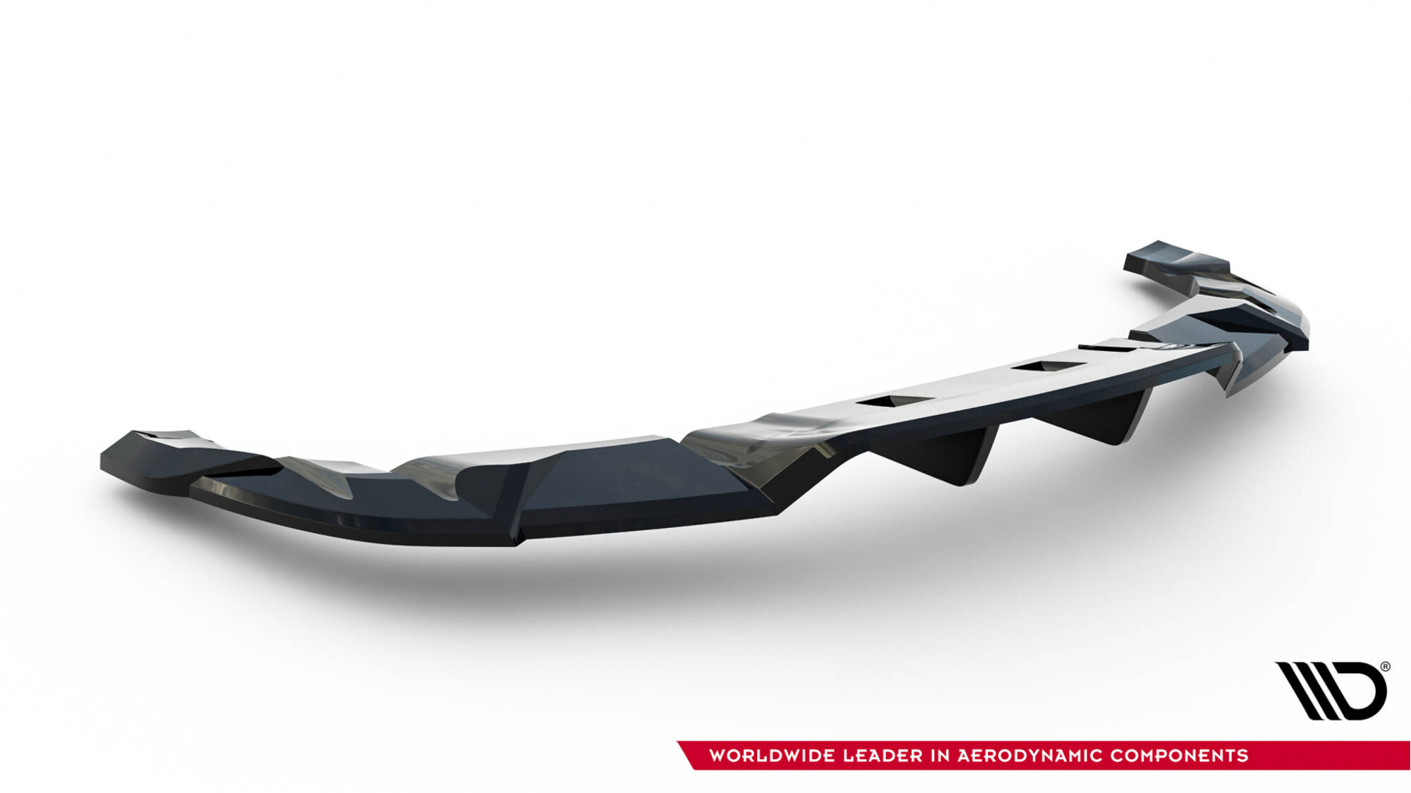 Maxton Design Задний сплиттер (с вертикальными планками) V.2 Tesla Model 3 Performance Mk1 Facelift — изображение 4