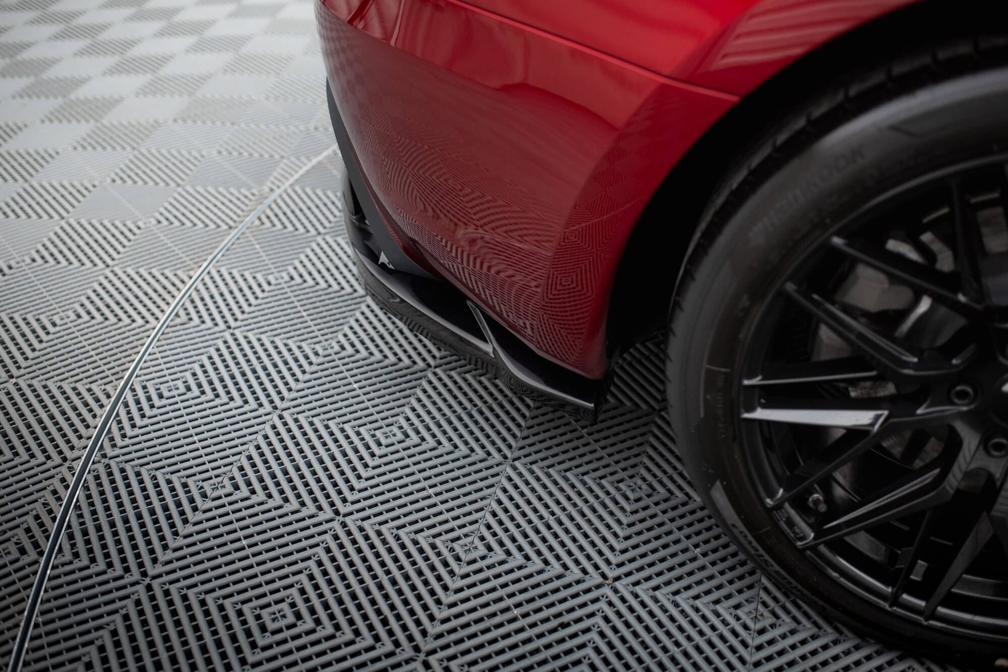 Maxton Design Задний сплиттер (с вертикальными планками) V.2 Tesla Model 3 Project Highland (рестайлинг) — изображение 5