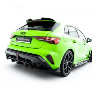 Maxton Design Задний сплиттер (с вертикальными планками) V.3 Audi RS3 Sportback 8Y Facelift