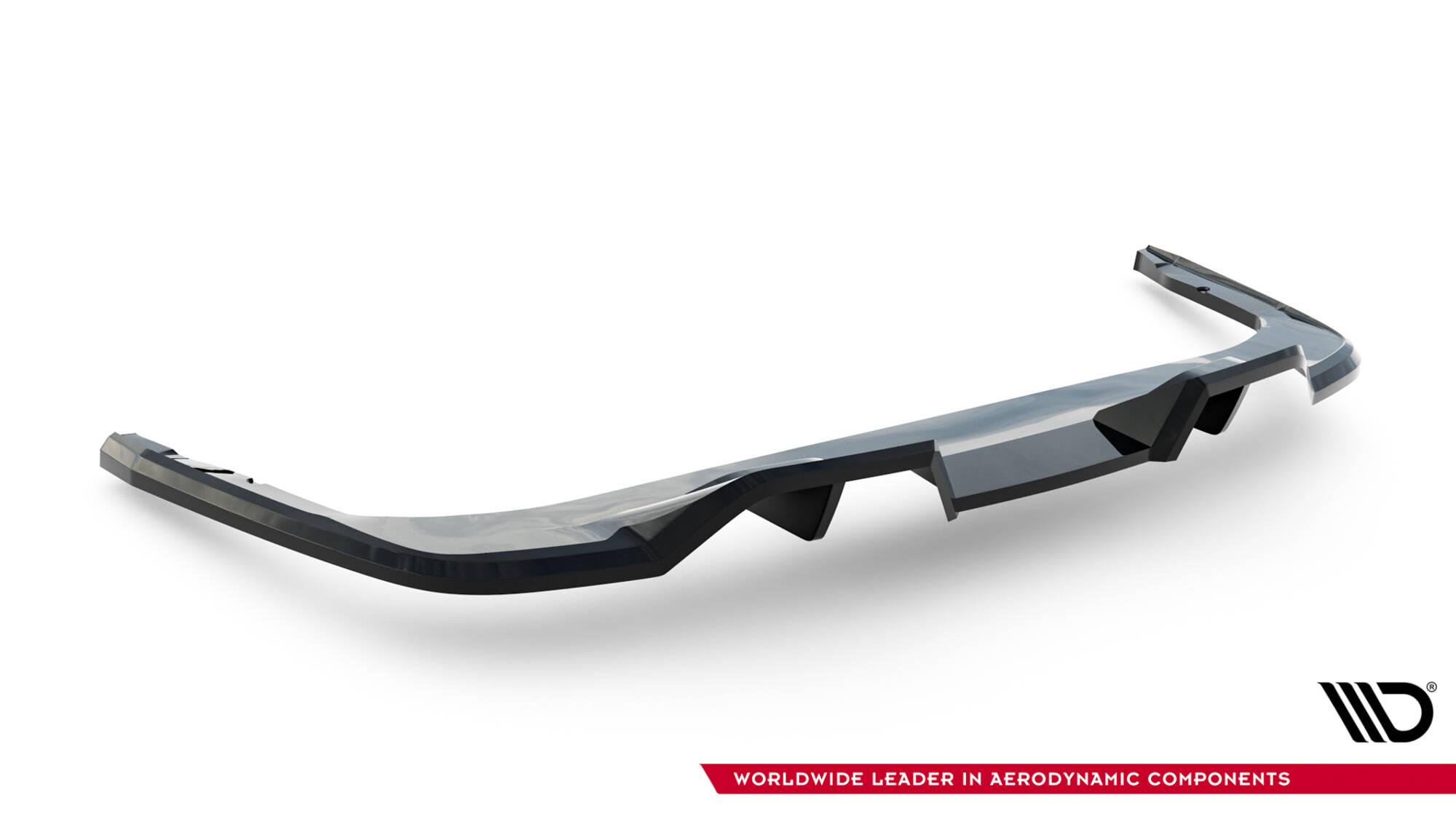 Maxton Design Задний сплиттер (с вертикальными планками) Volkswagen Atlas R-Line Mk1 Facelift 2 — изображение 5