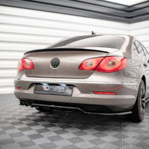 Maxton Design Задний сплиттер (с вертикальными планками) Volkswagen Passat CC