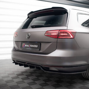 Maxton Design Задний сплиттер (с вертикальными планками) Volkswagen Passat Sedan / Variant B8