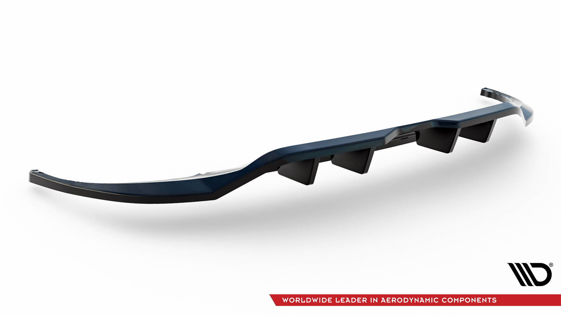 Maxton Design Задний сплиттер (с вертикальными планками) Volkswagen Tiguan R-Line Mk2 Facelift — изображение 5