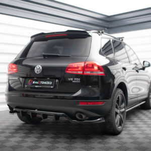 Maxton Design Задний сплиттер (с вертикальными планками) Volkswagen Touareg Mk2