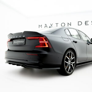 Maxton Design Задний сплиттер (с вертикальными планками) Volvo S60/V60 R-Design Mk3