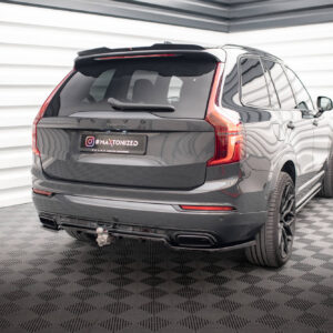 Maxton Design Задний сплиттер (с вертикальными планками) Volvo XC90 R-Design Mk2 Facelift
