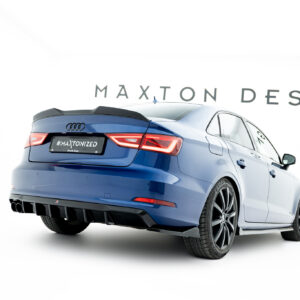 Maxton Design Задний бампер Audi A3 Sedan 8V (версия с двумя выхлопными патрубками с одной стороны)