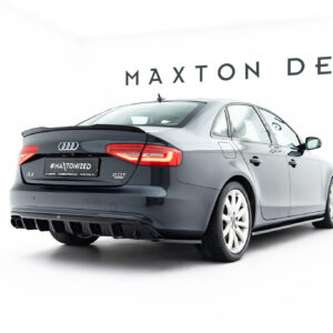Maxton Design Задний бампер Audi A4 B8 Facelift (версия с двойным выхлопом с одной стороны)