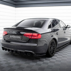 Maxton Design Задний бампер Audi A4 B8 (версия с одинарными выхлопными трубами с двух сторон)