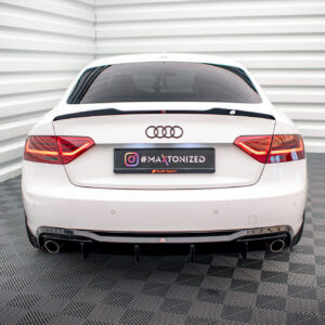 Maxton Design Задний бампер Audi A5 Coupe 8T Facelift (версия с одинарными выхлопными трубами с обеих сторон)