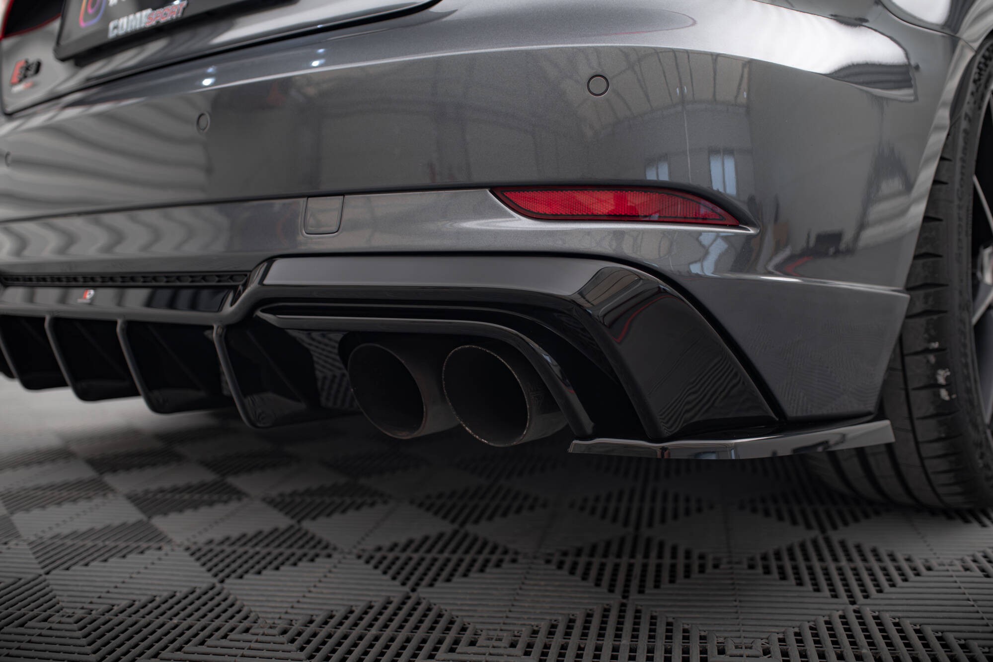 Maxton Design Задний диффузор Audi S3 Sportback 8V Facelift — изображение 3