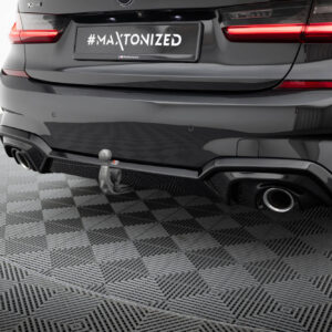 Maxton Design Задний диффузор BMW 3 M-Pack G20 / G21 (подходит для автомобилей с фаркопом)