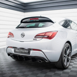 Maxton Design Задний бампер Opel Astra GTC OPC-Line J (версия с одинарными выхлопными трубами с обеих сторон)