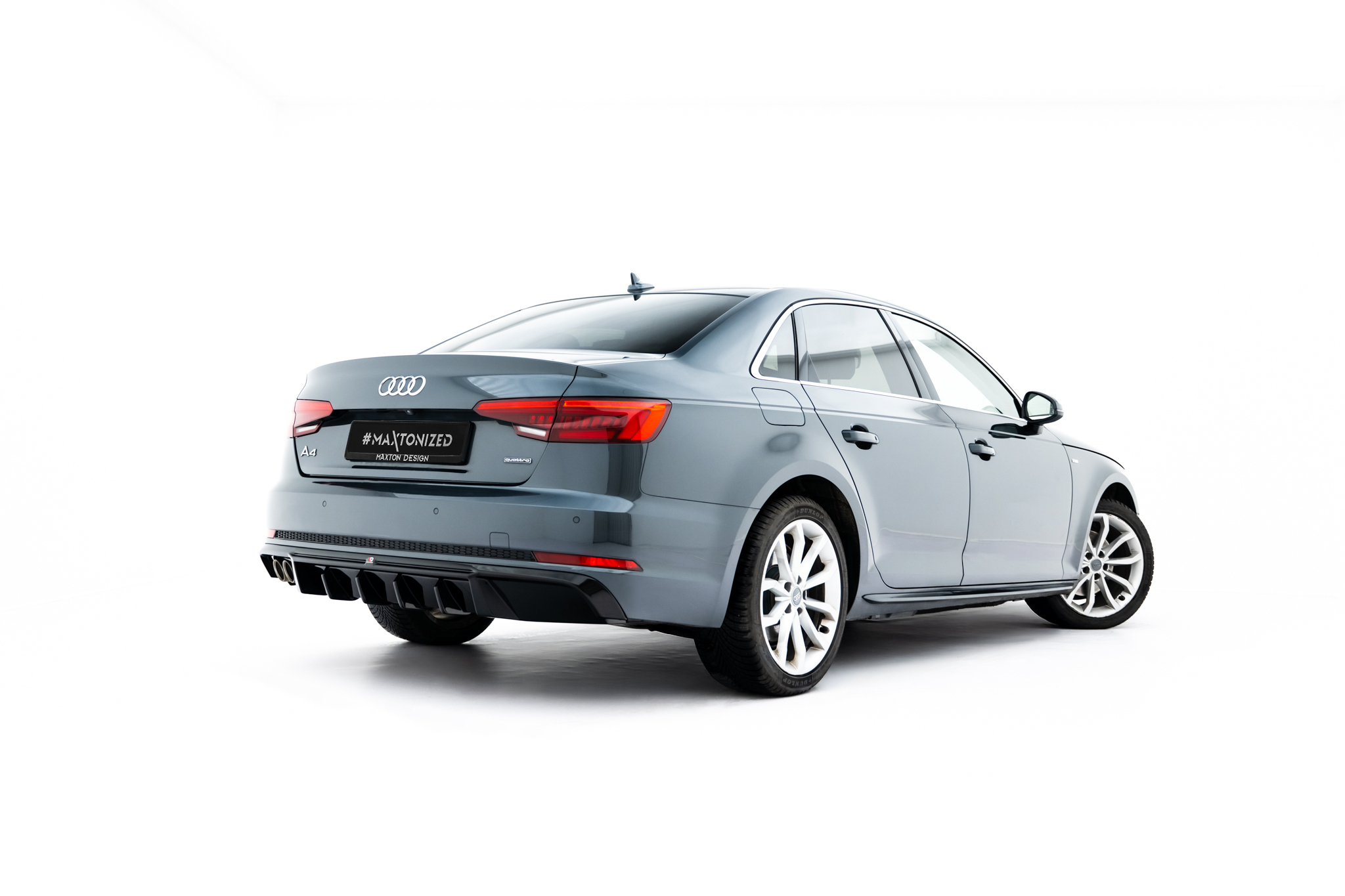 Maxton Design Задняя накладка V.2 Audi A4 S-Line Sedan / Avant B9