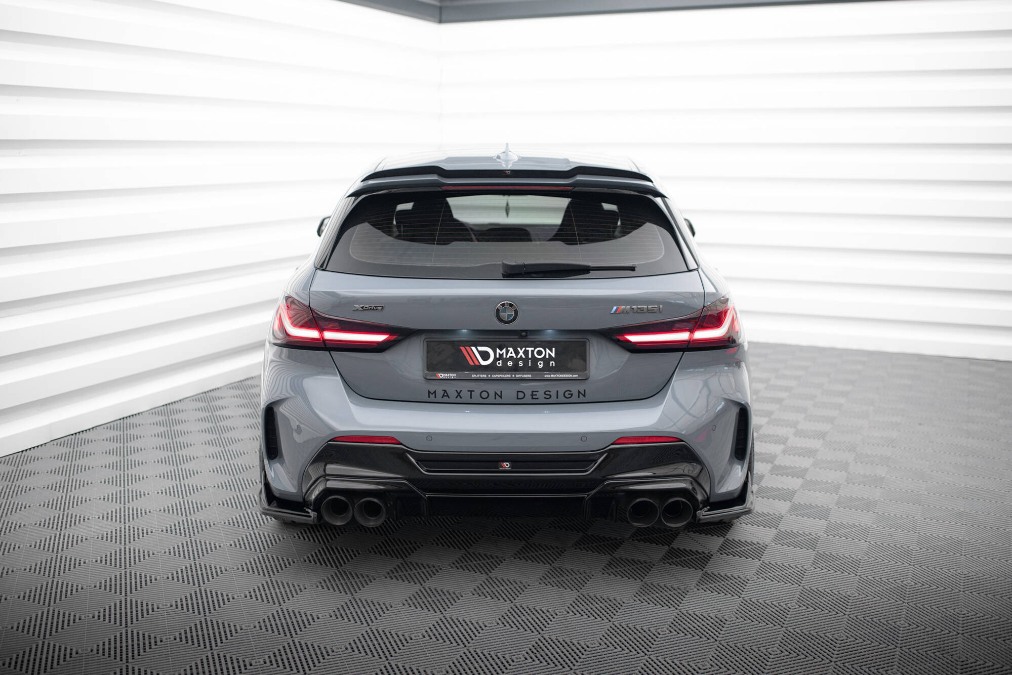 Maxton Design Задний диффузор V.2 для BMW 1 M-Pack/ M135i / 128ti F40 — изображение 2