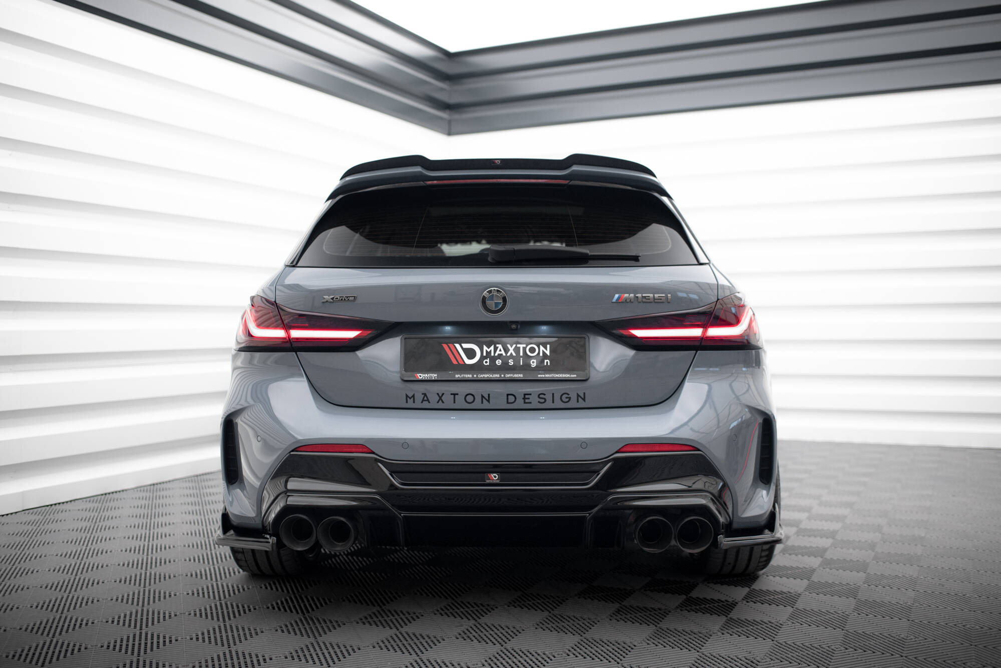 Maxton Design Задний диффузор V.2 для BMW 1 M-Pack/ M135i / 128ti F40