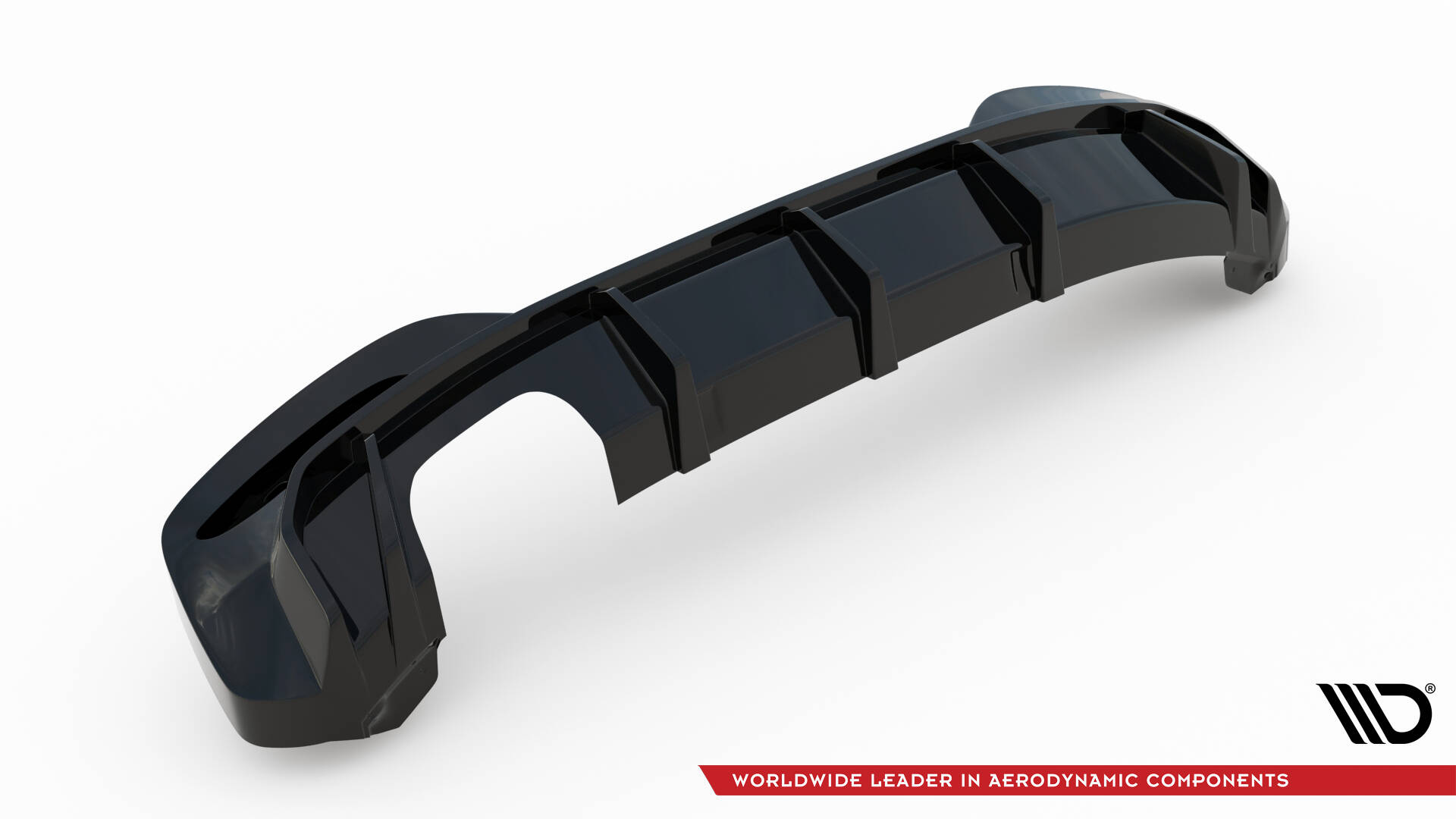 Maxton Design Задний диффузор V.3 BMW 1 M-Pack F20 Facelift (версия с двойным выхлопом с одной стороны) — изображение 4