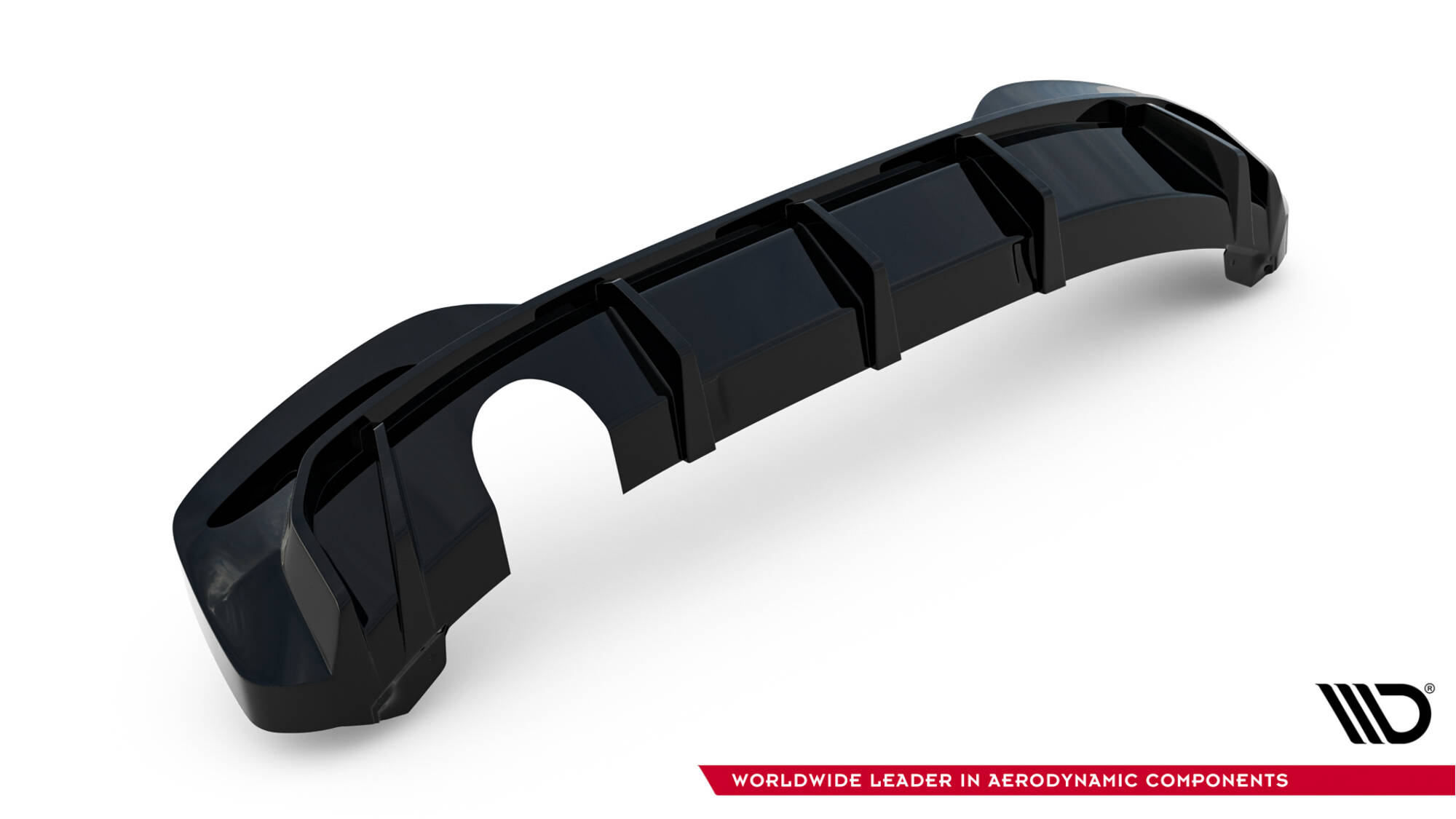 Maxton Design Задний диффузор V.3 BMW 1 M-Pack F20 Facelift (версия с одним выхлопным патрубком с одной стороны) — изображение 5