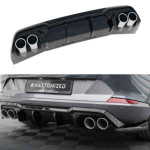 Maxton Design Задний диффузор V.3 + наконечники выхлопной трубы, имитирующие Cupra Formentor Mk1