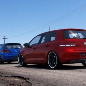 Maxton Design Задний бампер VW Golf V R32. Ищите VW Golf VI.