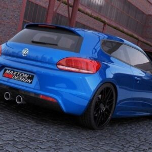 Maxton Design Задний диффузор VW Scirocco III R с двумя выхлопными отверстиями.