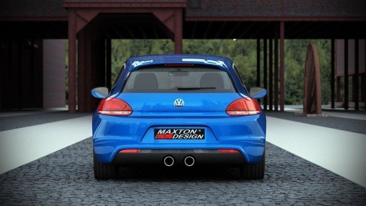Maxton Design Задний диффузор VW Scirocco III R с двумя выхлопными отверстиями. — изображение 2