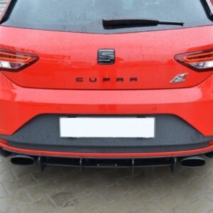 Maxton Design Задний диффузор и задние боковые сплиттеры для Seat Leon III Cupra