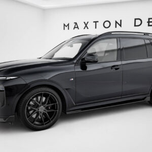 Maxton Design Комплект карбоновых сплиттеров из препрега V.1 для BMW X7 M-Pack G07 (рестайлинг)