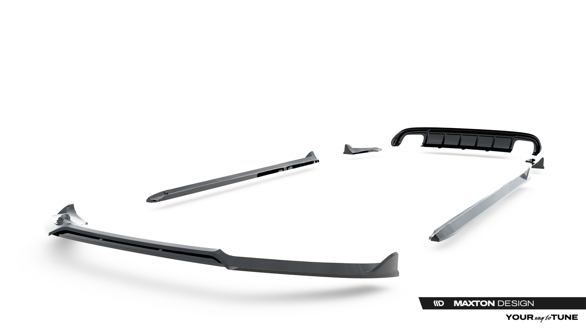Maxton Design Комплект сплиттеров для Audi S4 Sedan B8 — изображение 15