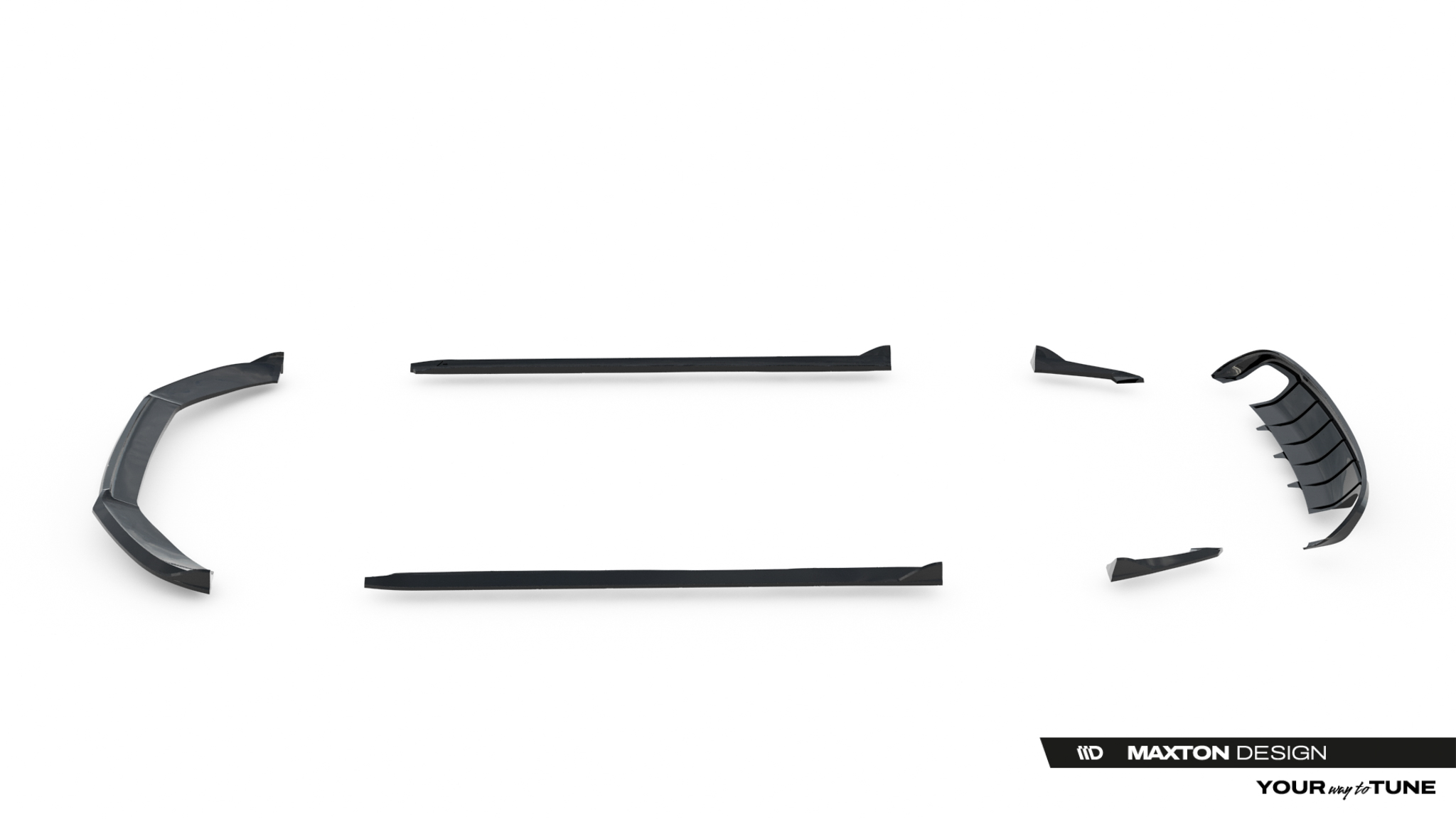 Maxton Design Комплект сплиттеров для Audi S4 Sedan B8 — изображение 16