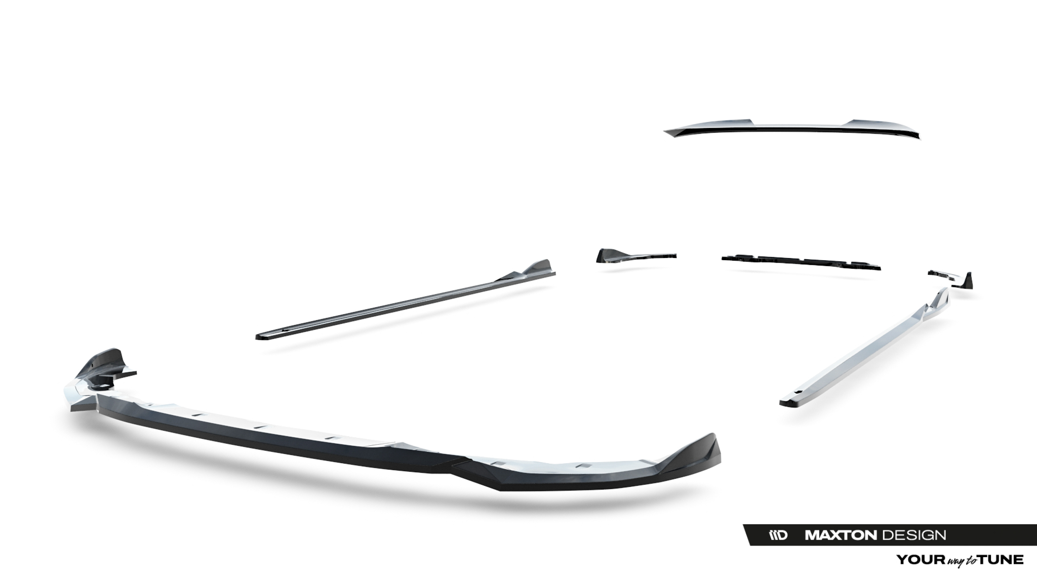 Maxton Design Комплект сплиттеров для BMW 2 Coupe M240i G42 — изображение 22