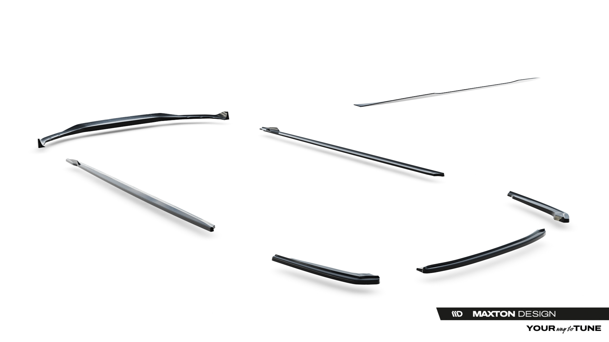 Maxton Design Комплект сплиттеров для BMW 5 Sedan M-Pack G30 — изображение 15