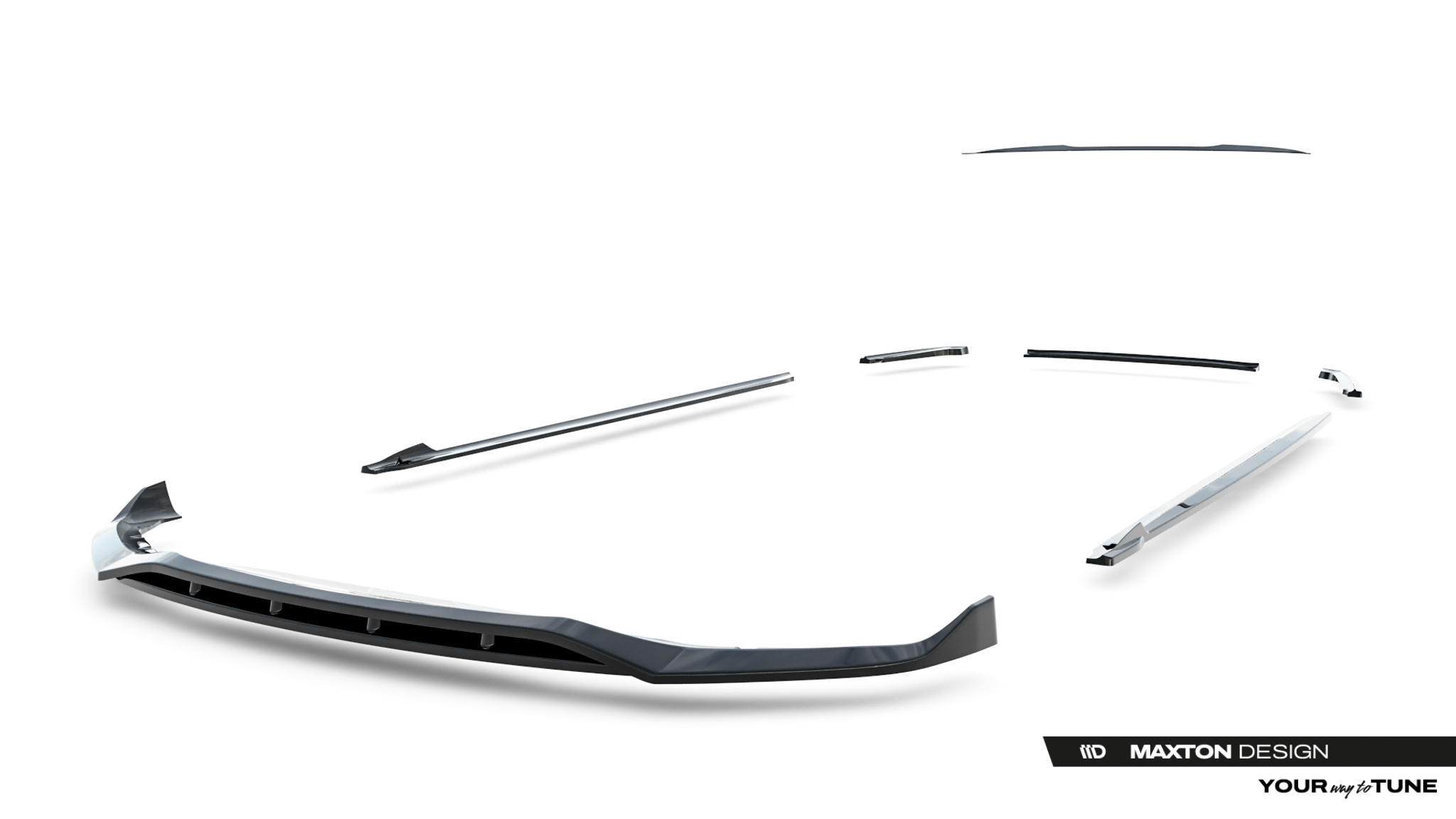 Maxton Design Комплект сплиттеров для BMW 5 Sedan M-Pack G30 — изображение 16