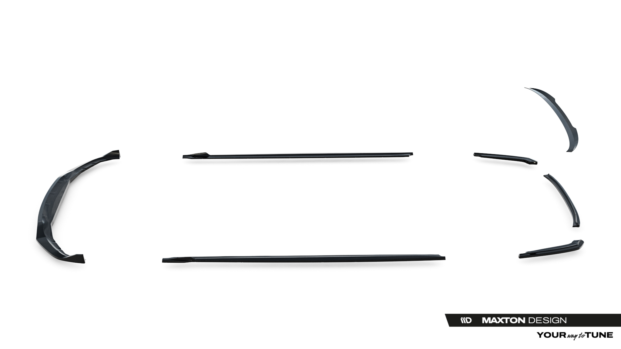 Maxton Design Комплект сплиттеров для BMW 5 Sedan M-Pack G30 — изображение 17