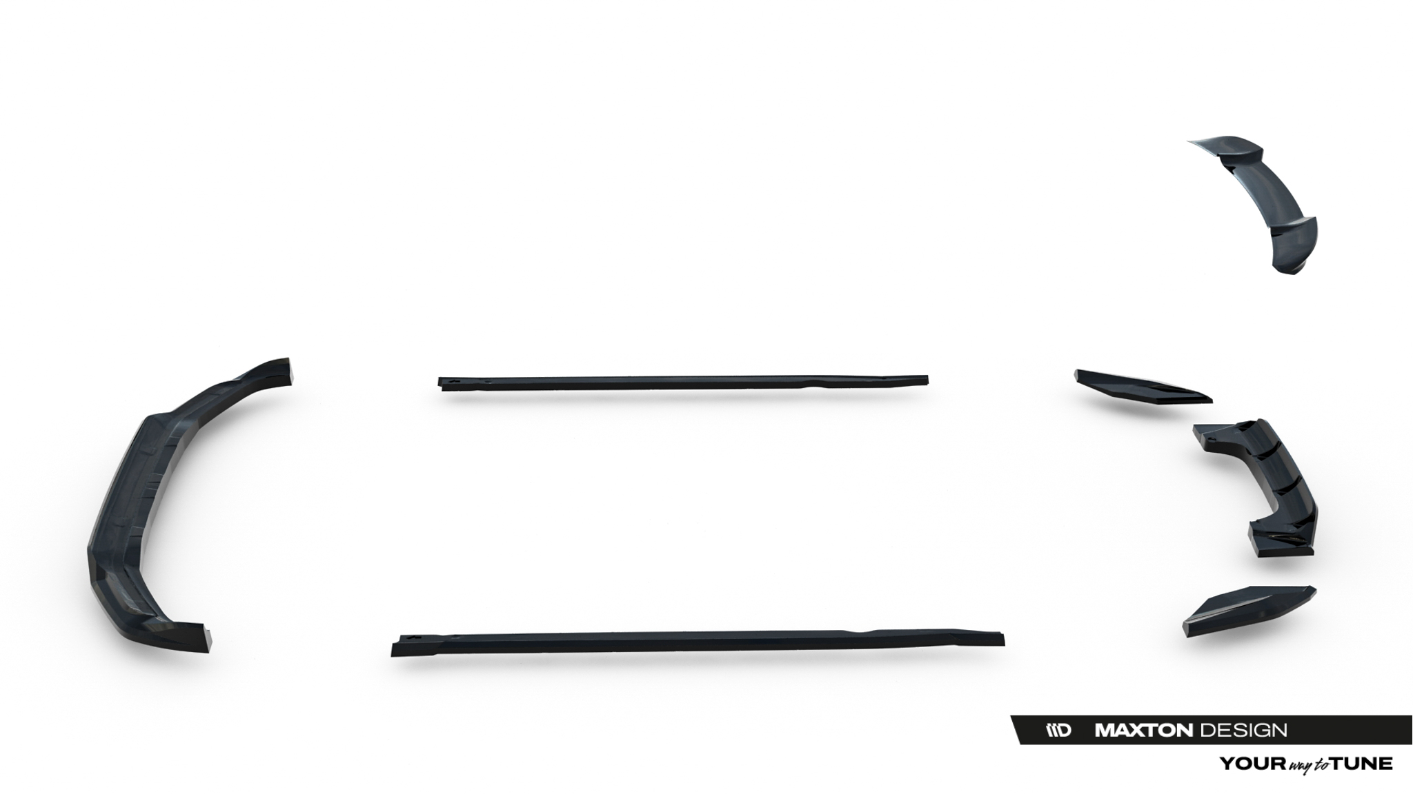 Maxton Design Комплект сплиттеров для BMW X1 M35i U11 — изображение 21